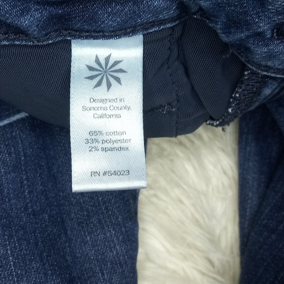 Athleta Sculptek Ultra Skinny Jean Pant in True Blue Size 4 - Picture 8 of 11